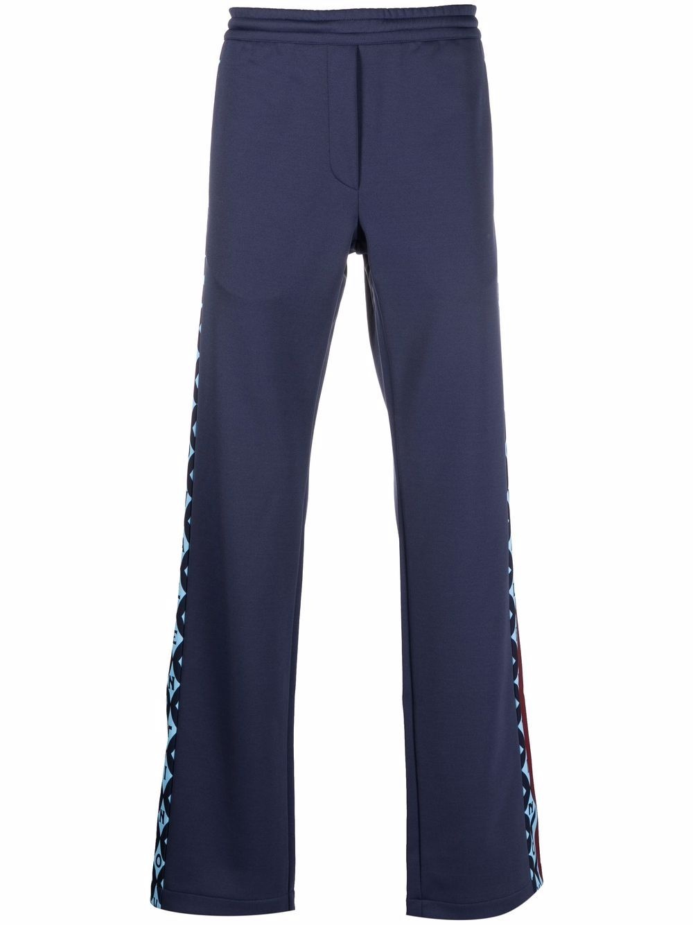 logo-trim track pants - 1