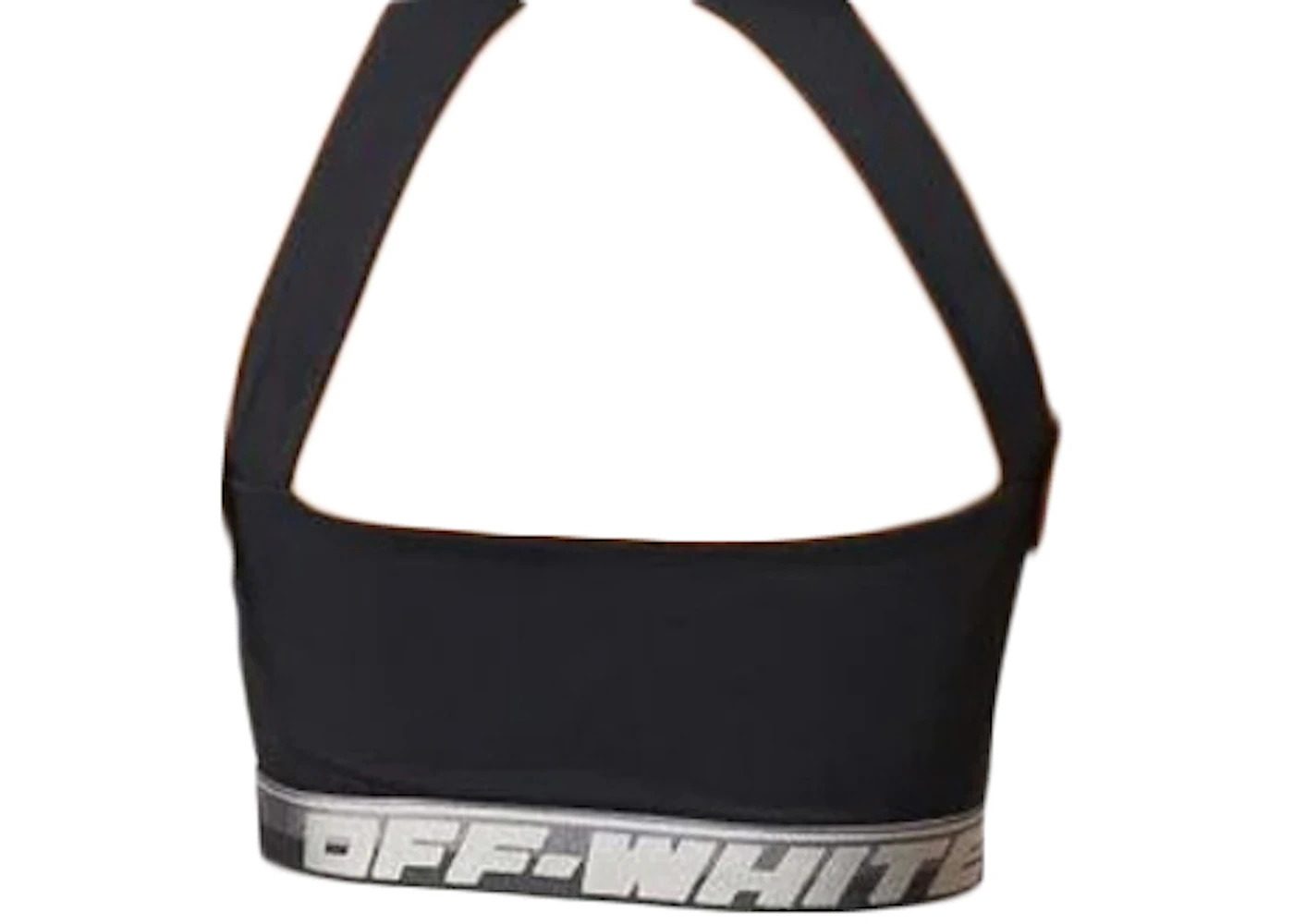 OFF-WHITE Logo-Band Sports Bra Black - 2