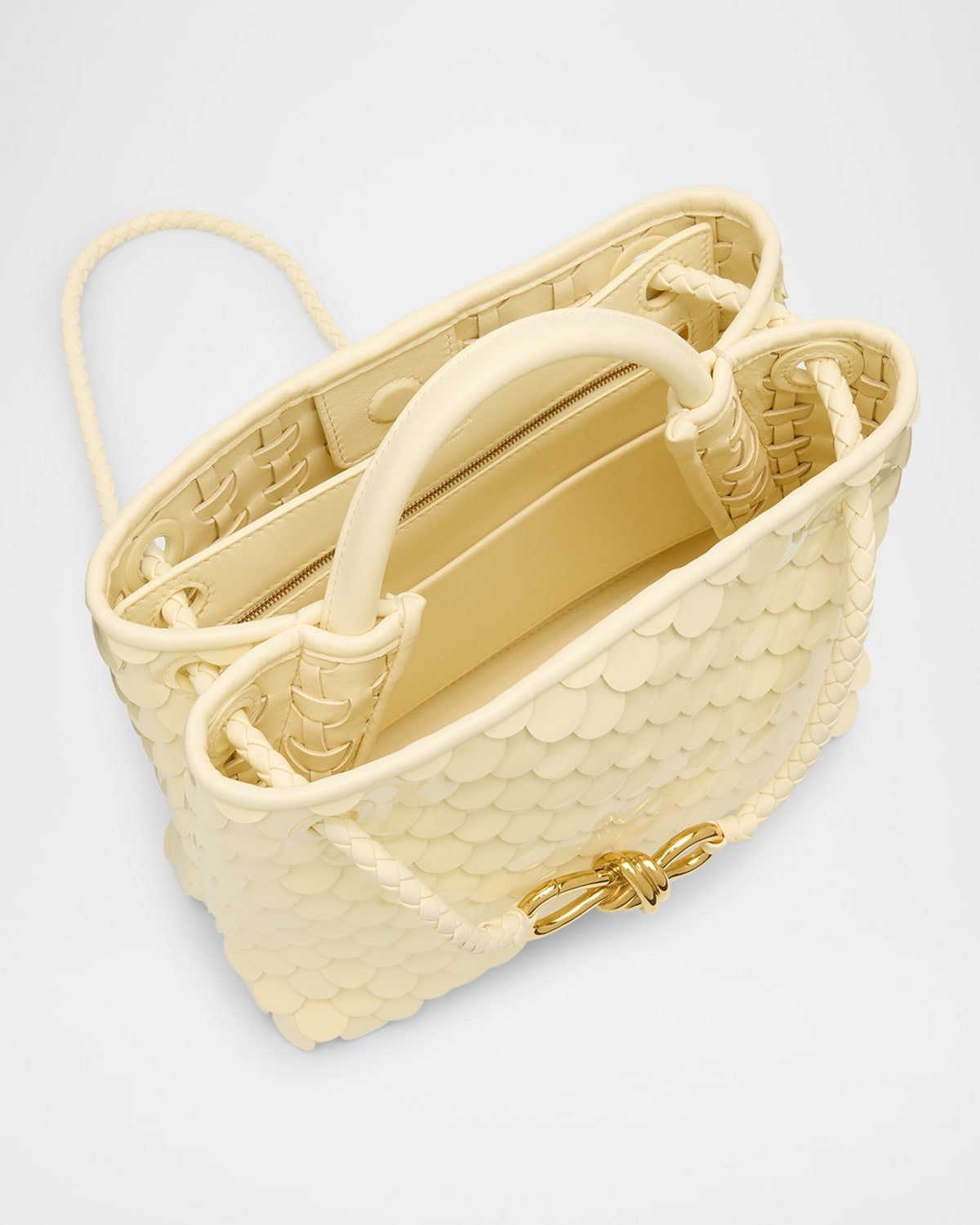 Andiamo Small Fish Scale Top-Handle Bag - 4