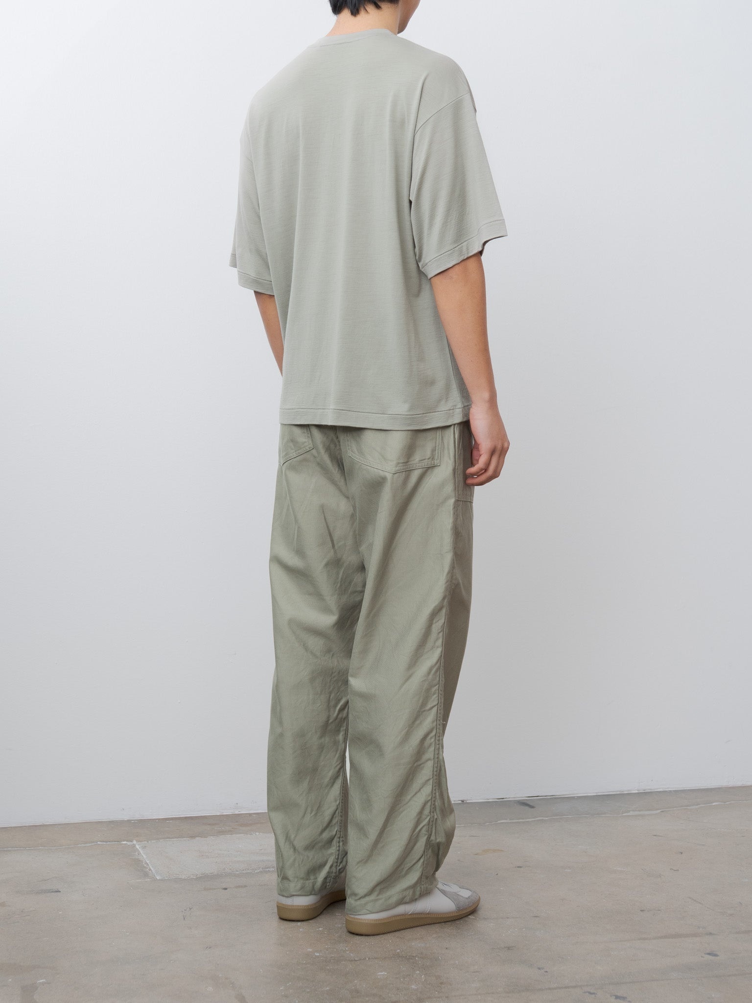 Super Soft Merino Tenjiku Half Sleeve Tee - Misty Green - 4