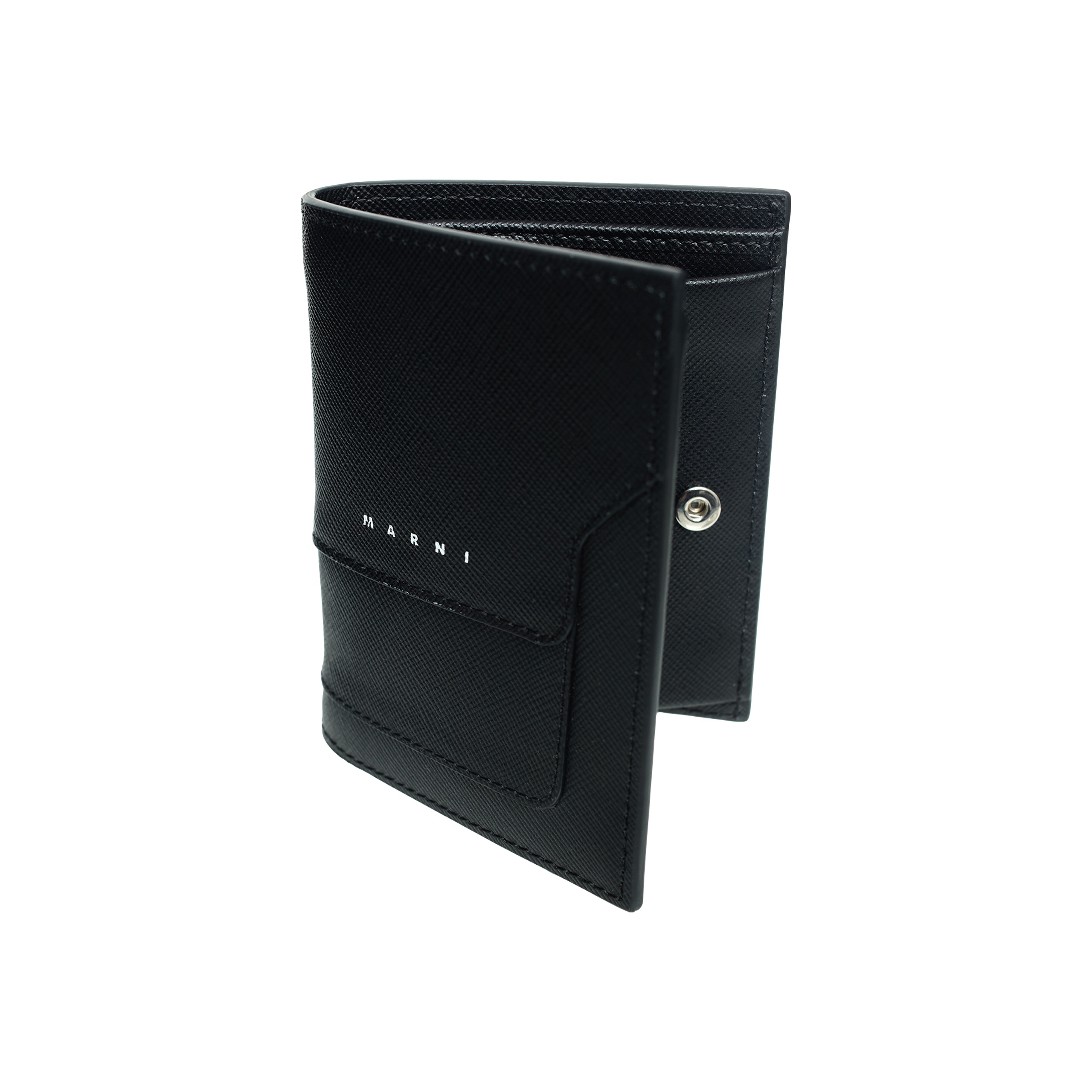BLACK LEATHER WALLET - 3