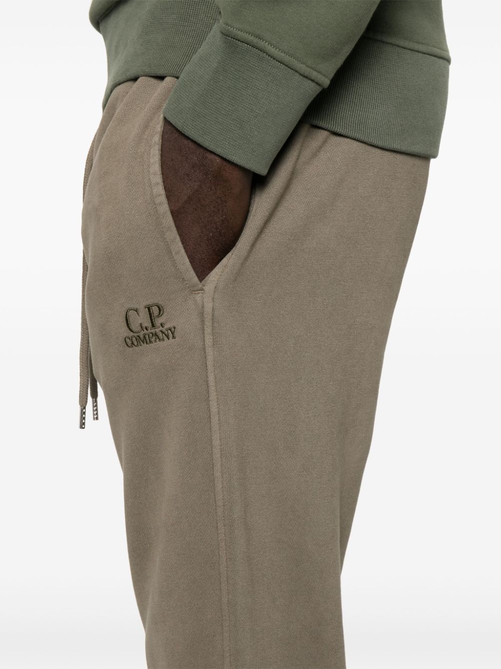 logo-embroidered track pants - 5