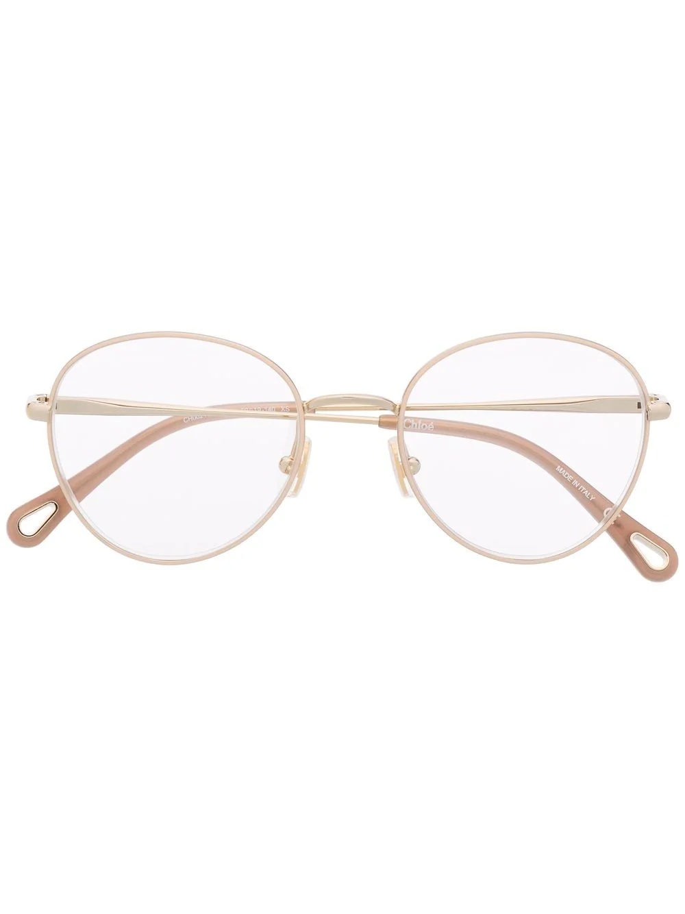 round thin-frame glasses - 1