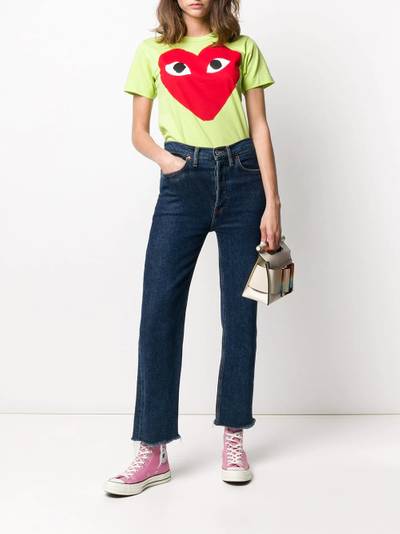 Comme des Garçons PLAY heart print round neck T-shirt outlook