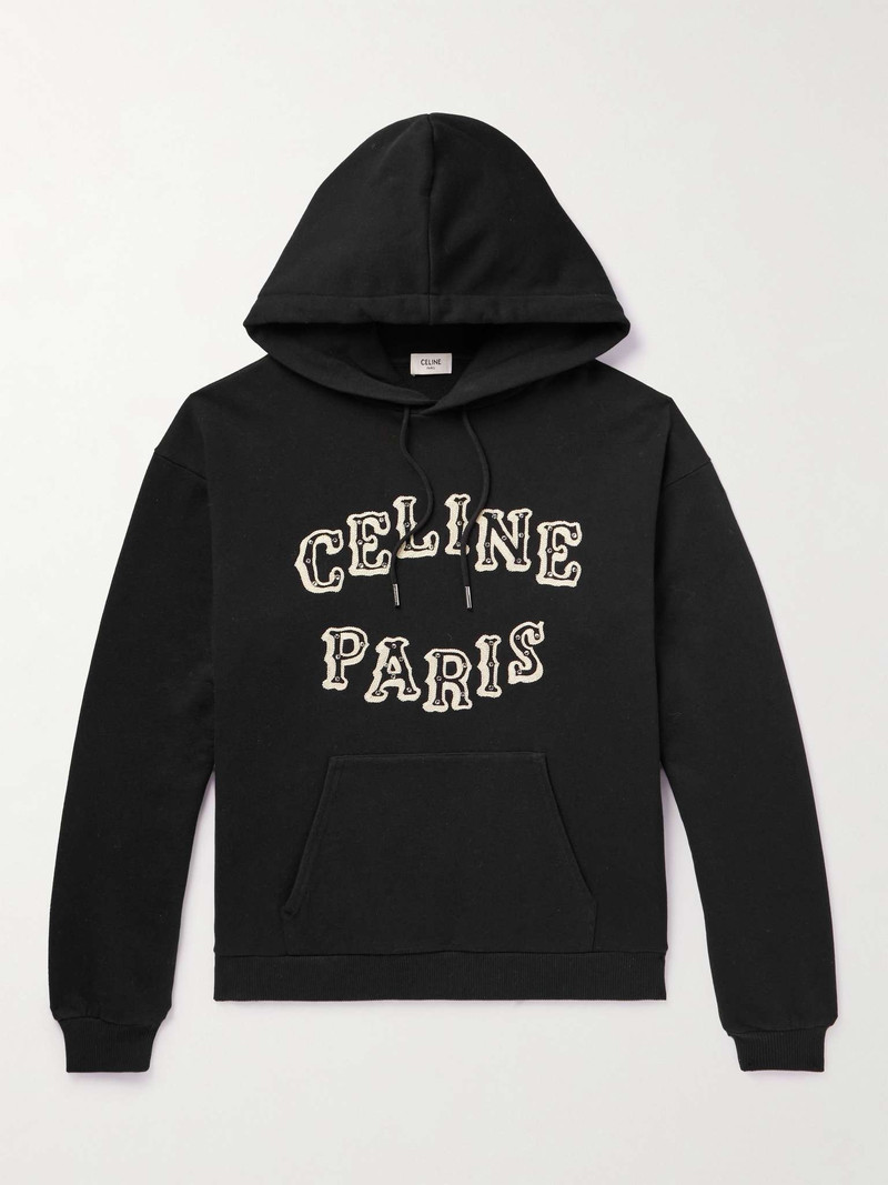 Logo-Print Cotton-Jersey Hoodie 1