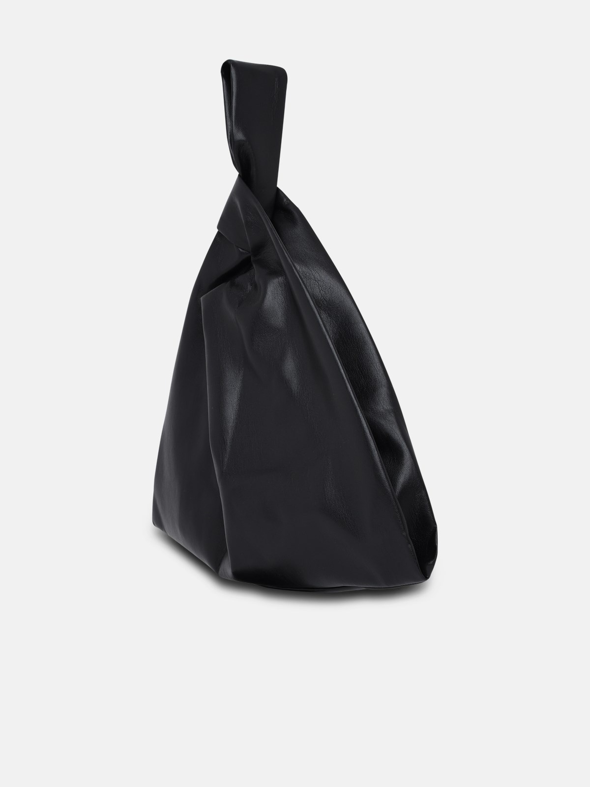 BLACK VEGAN LEATHER JEN BAG - 2