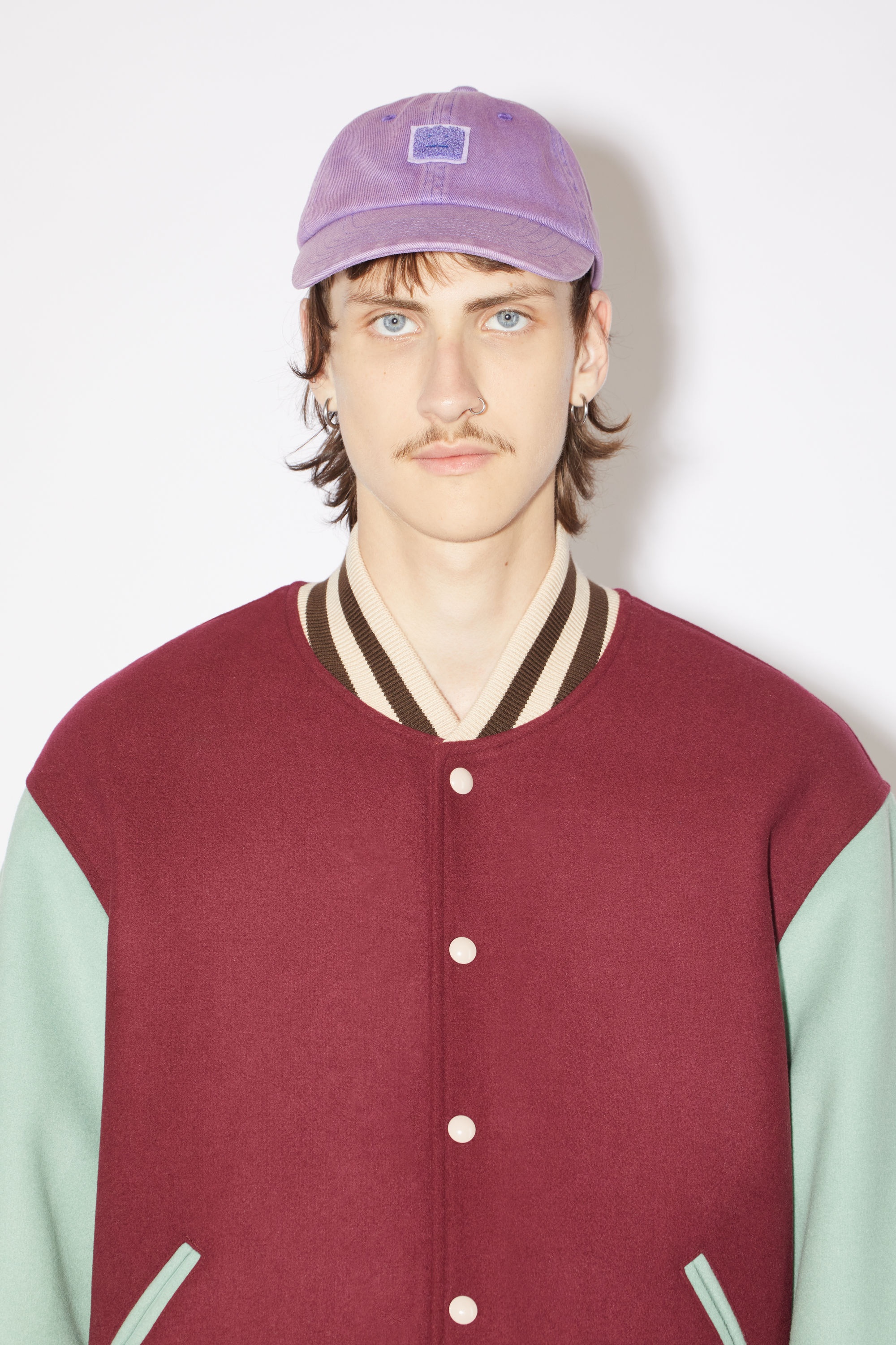 Wool blend jacket - Wine red - 6