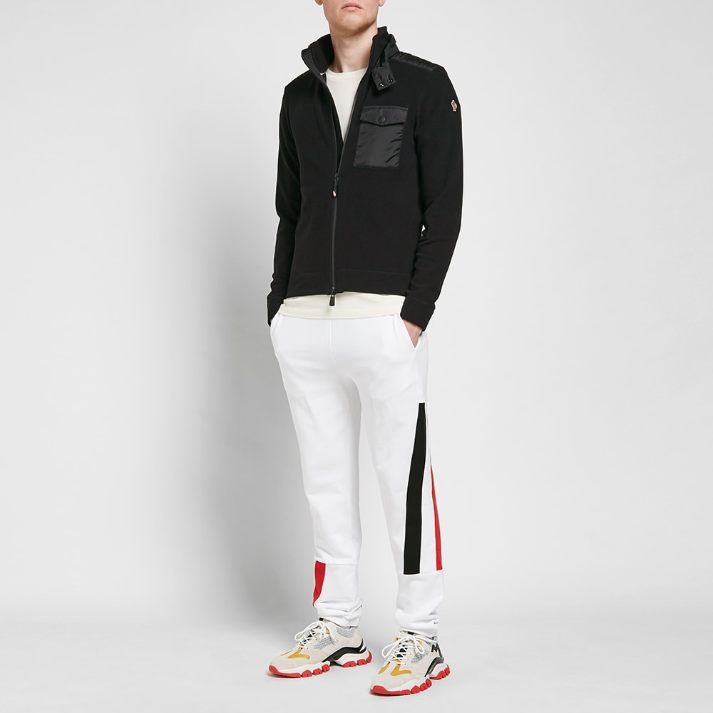 Moncler Grenoble Nylon Patch Zip Fleece - 7