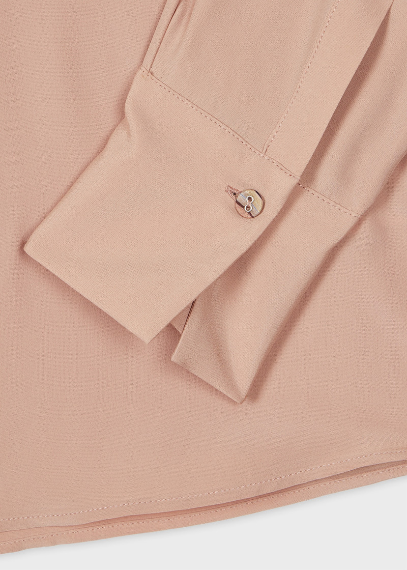 Paul Smith Women's Light Pink Silk-Blend Blouse outlook