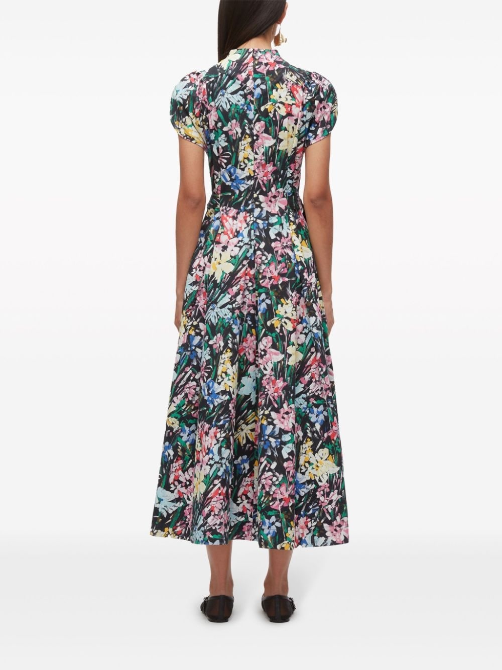 Flowerworks tulip-print maxi dress - 4