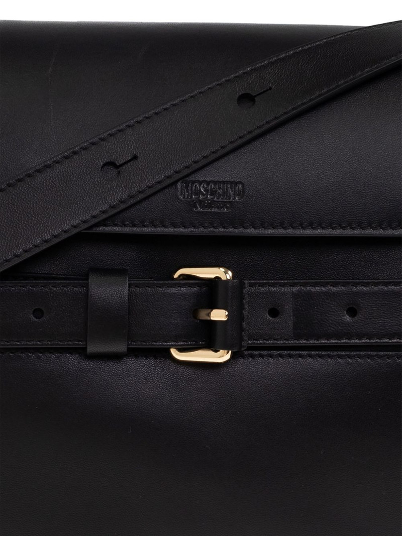 belted leather shoulder bag 5