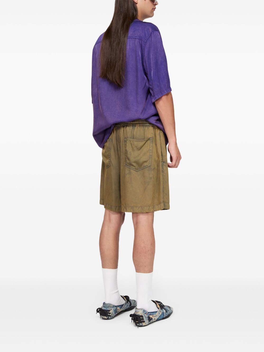 logo-patch swim shorts - 4