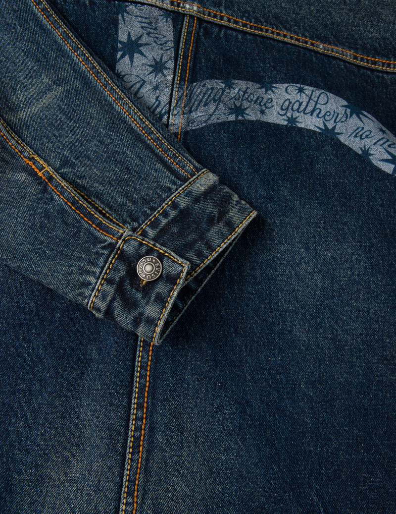 EVISU X GDC Washed Relax Fit Denim Jacket 15