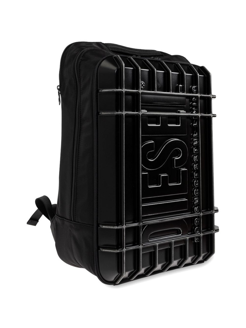embossed logo backpack 5