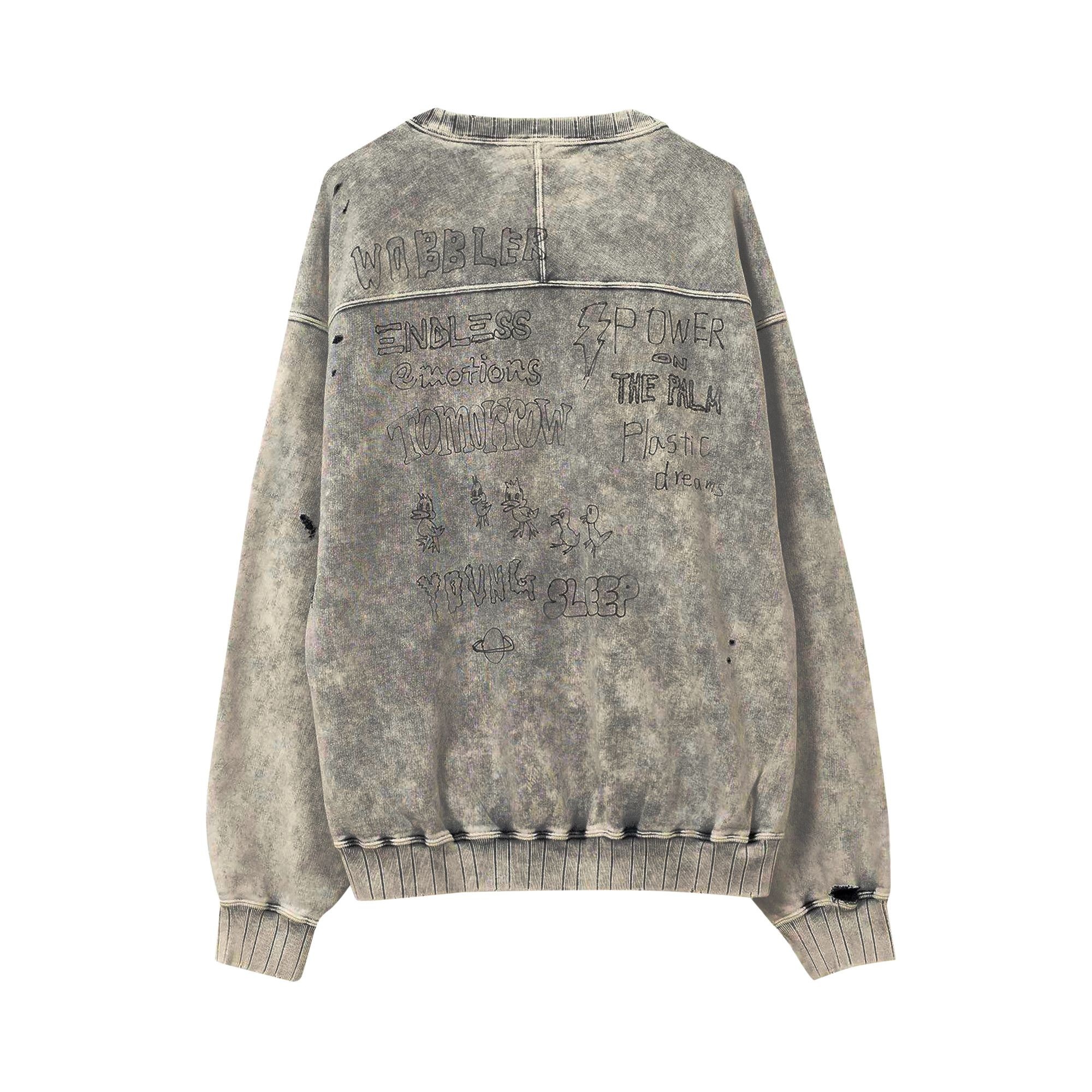 Maison Mihara Yasuhiro Bleached Pullover 'Grey' - 2