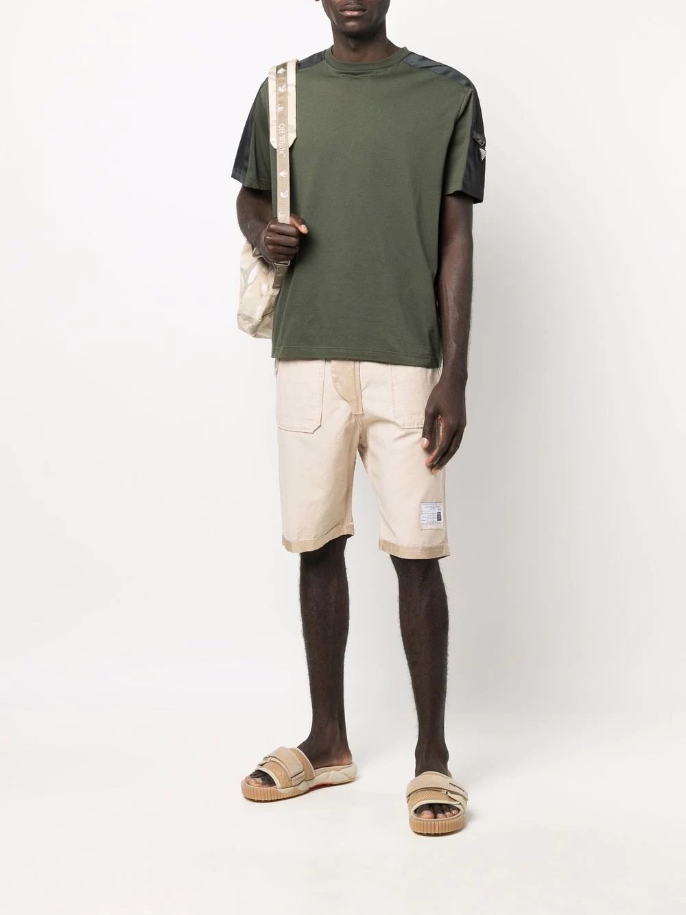 knee-length chino shorts - 2