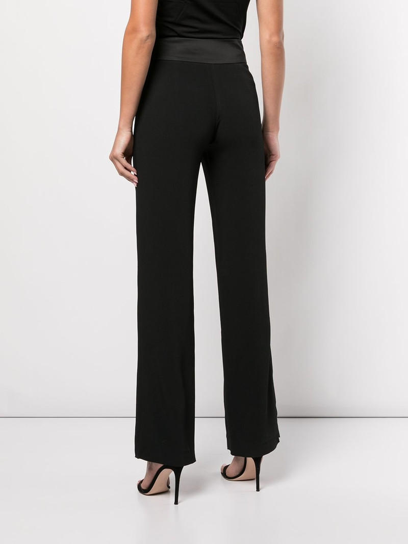 Crepe straight-leg trousers 4