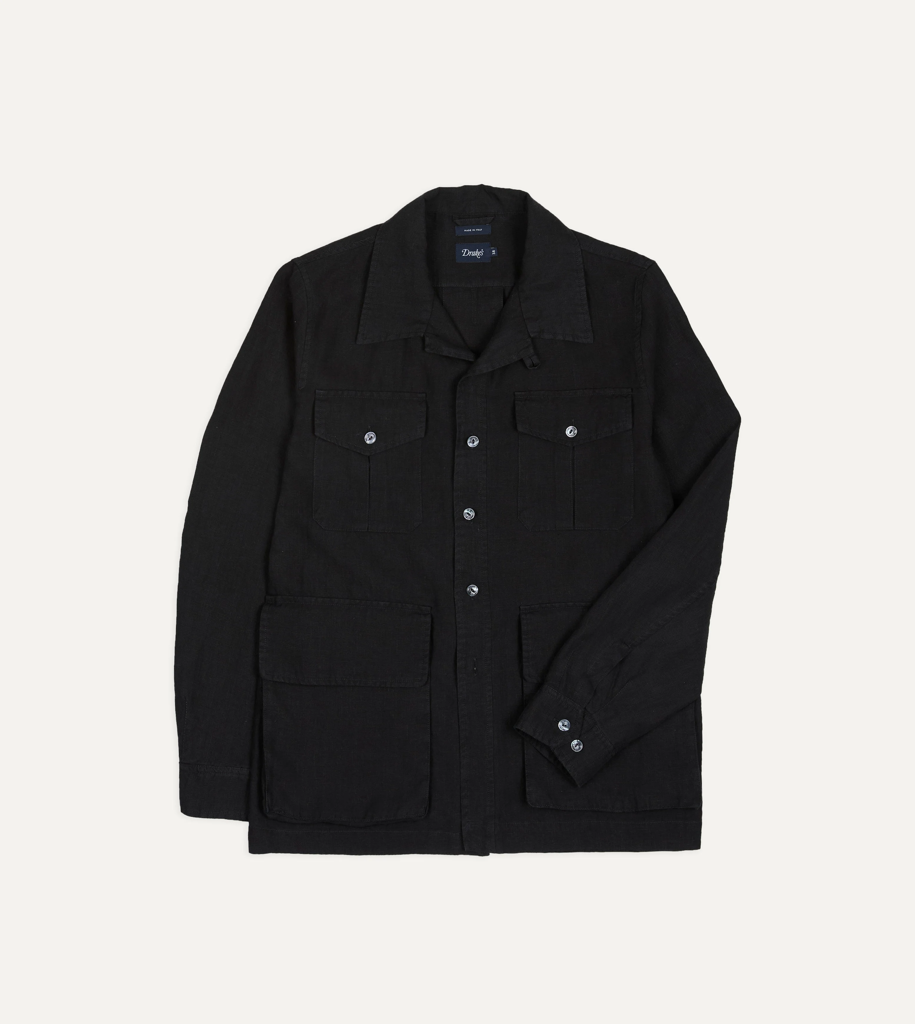 Black Linen Games Tunic - 1