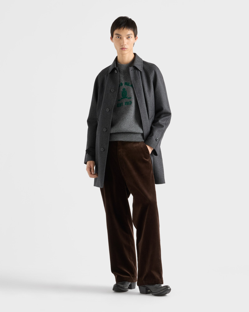 Prada Cashmere crew-neck sweater outlook