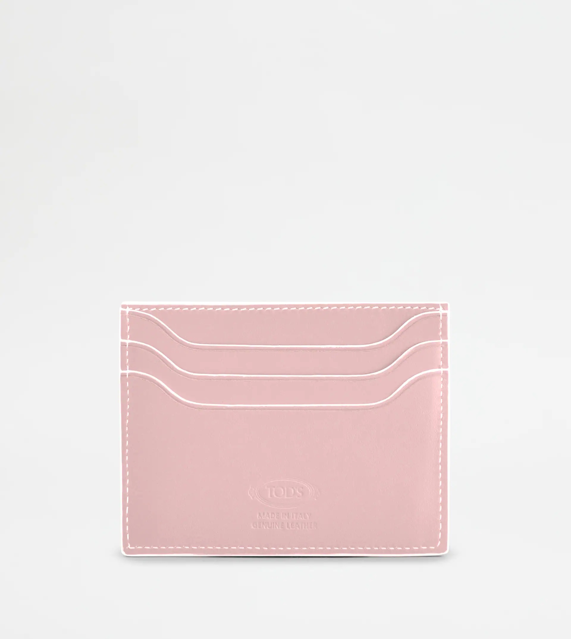 CREDIT CARD HOLDER IN LEATHER - PINK - 2