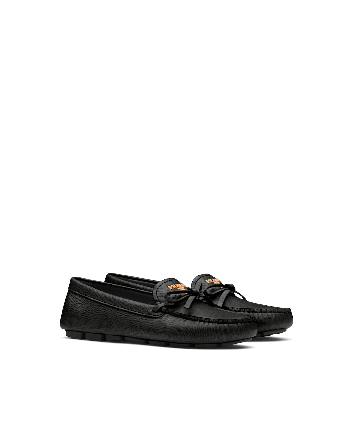 Saffiano leather loafers - 1