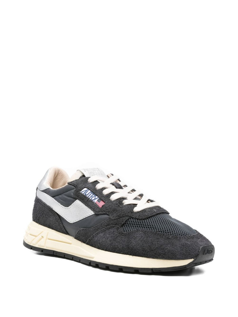 AUTRY panelled suede sneakers outlook