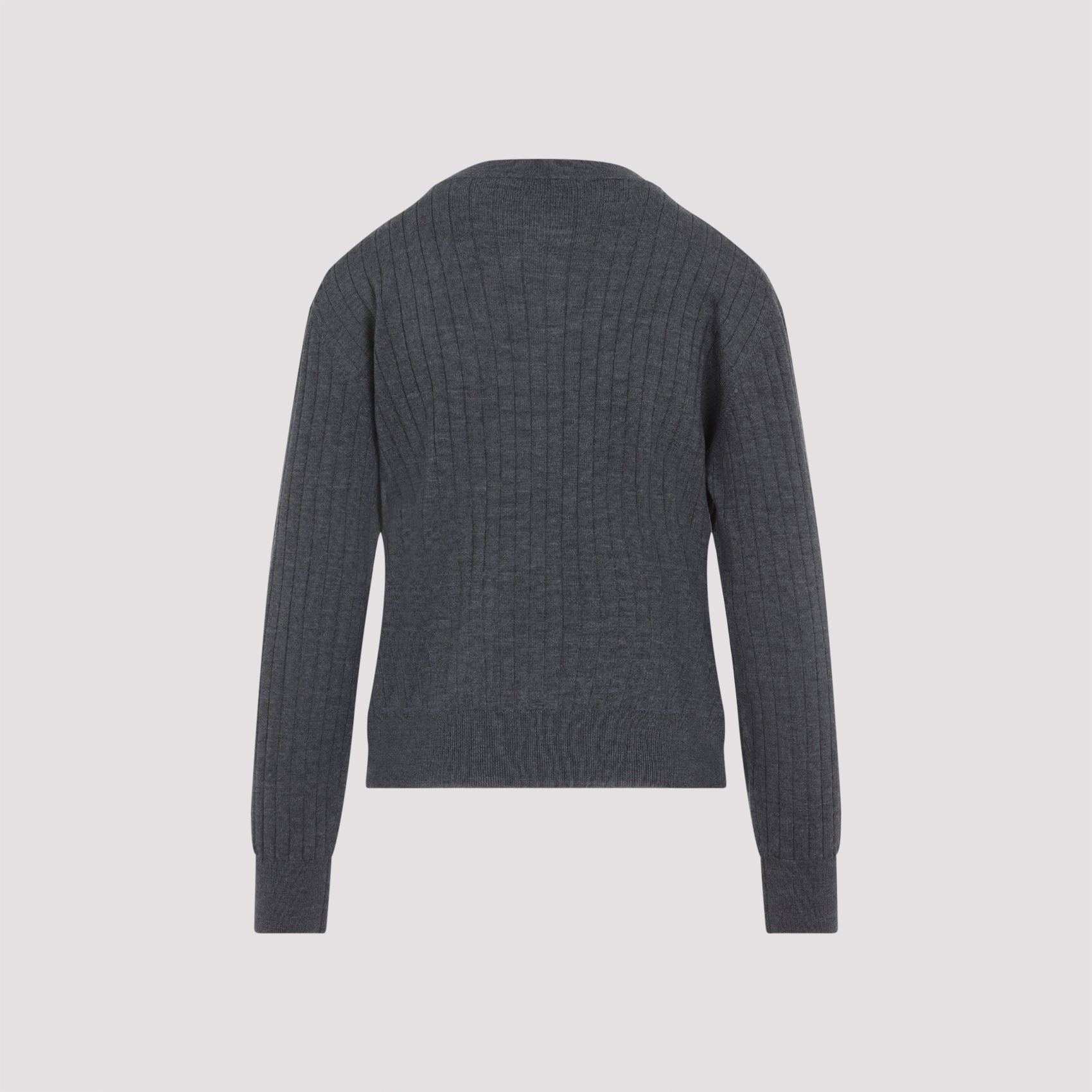 Bottega Veneta Wool Ribbed Cardigan Women - 2
