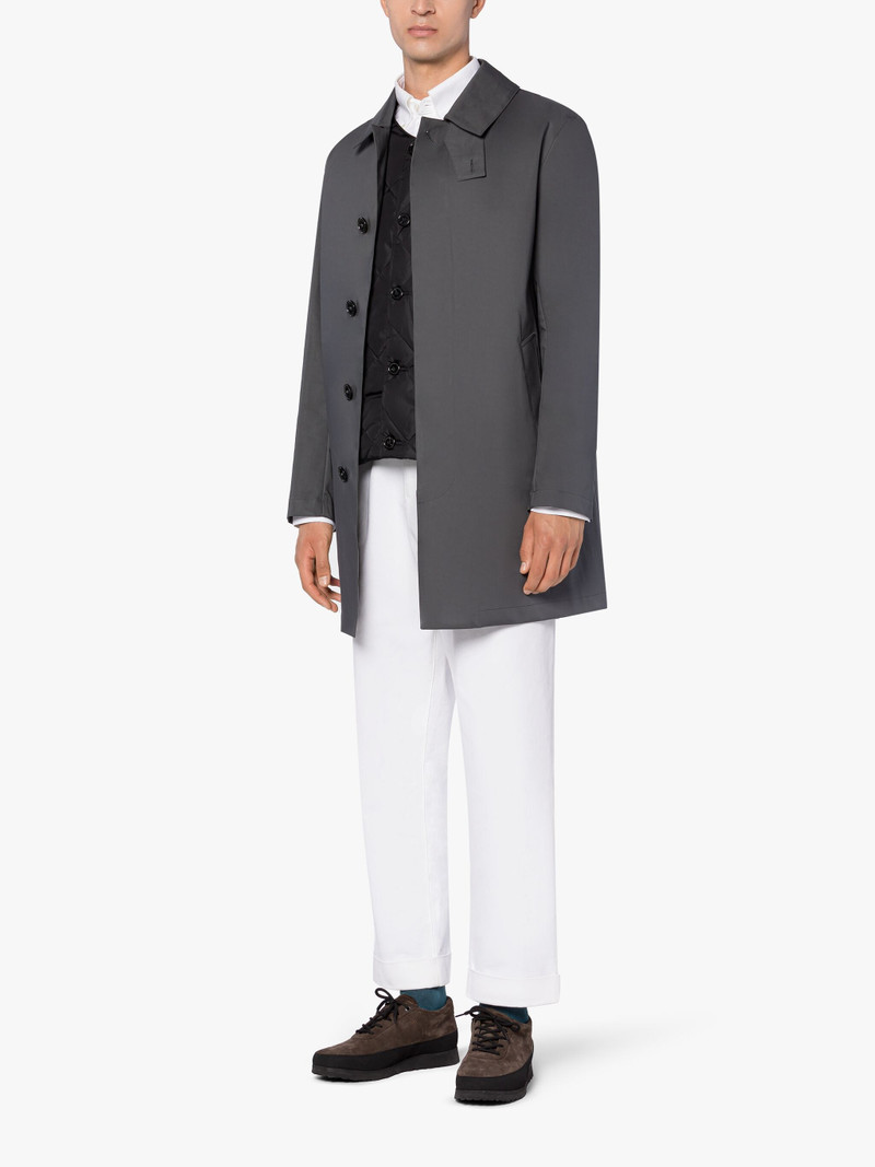 NEW HIG BLACK NYLON QUILTED LINER VEST 4