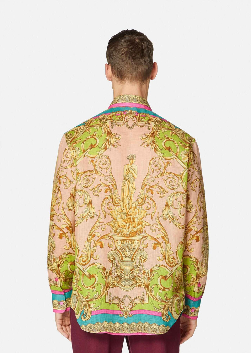 Barocco Goddess Linen Shirt 4
