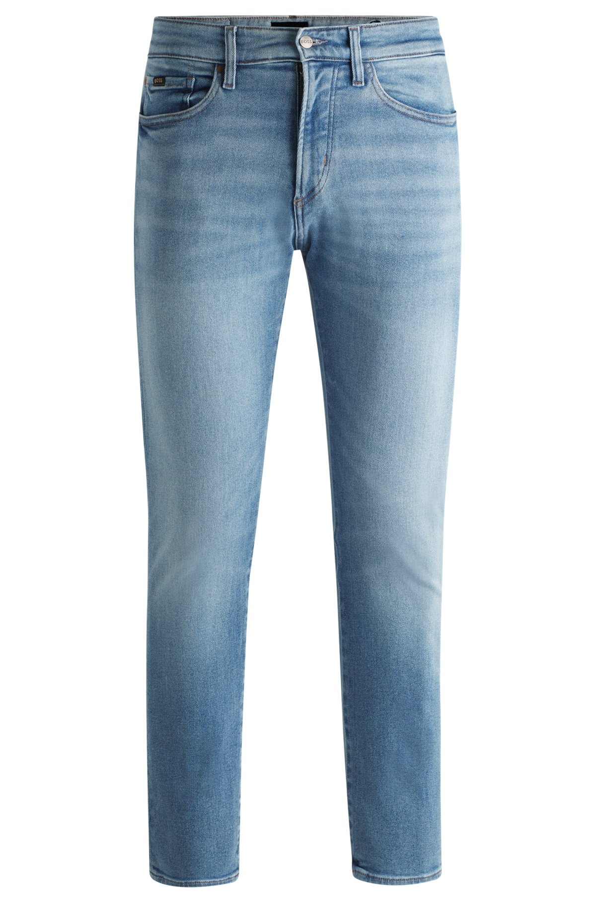 SLIM-FIT JEANS IN FRESH-BLUE COMFORT-STRETCH DENIM - 1