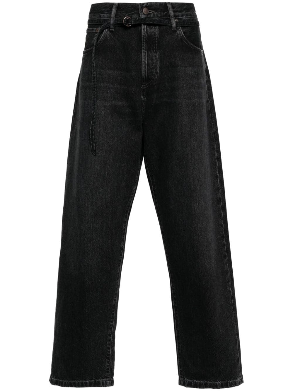 mid-rise wide-leg jeans - 1