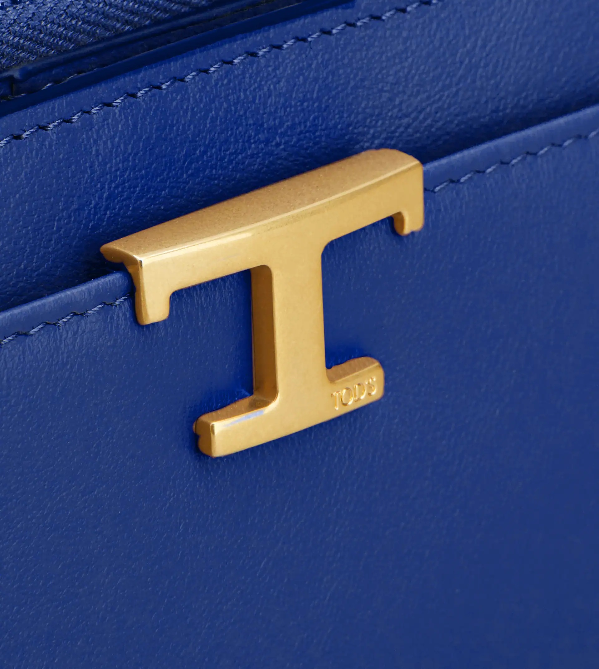 T TIMELESS WALLET IN LEATHER - BLUE - 5