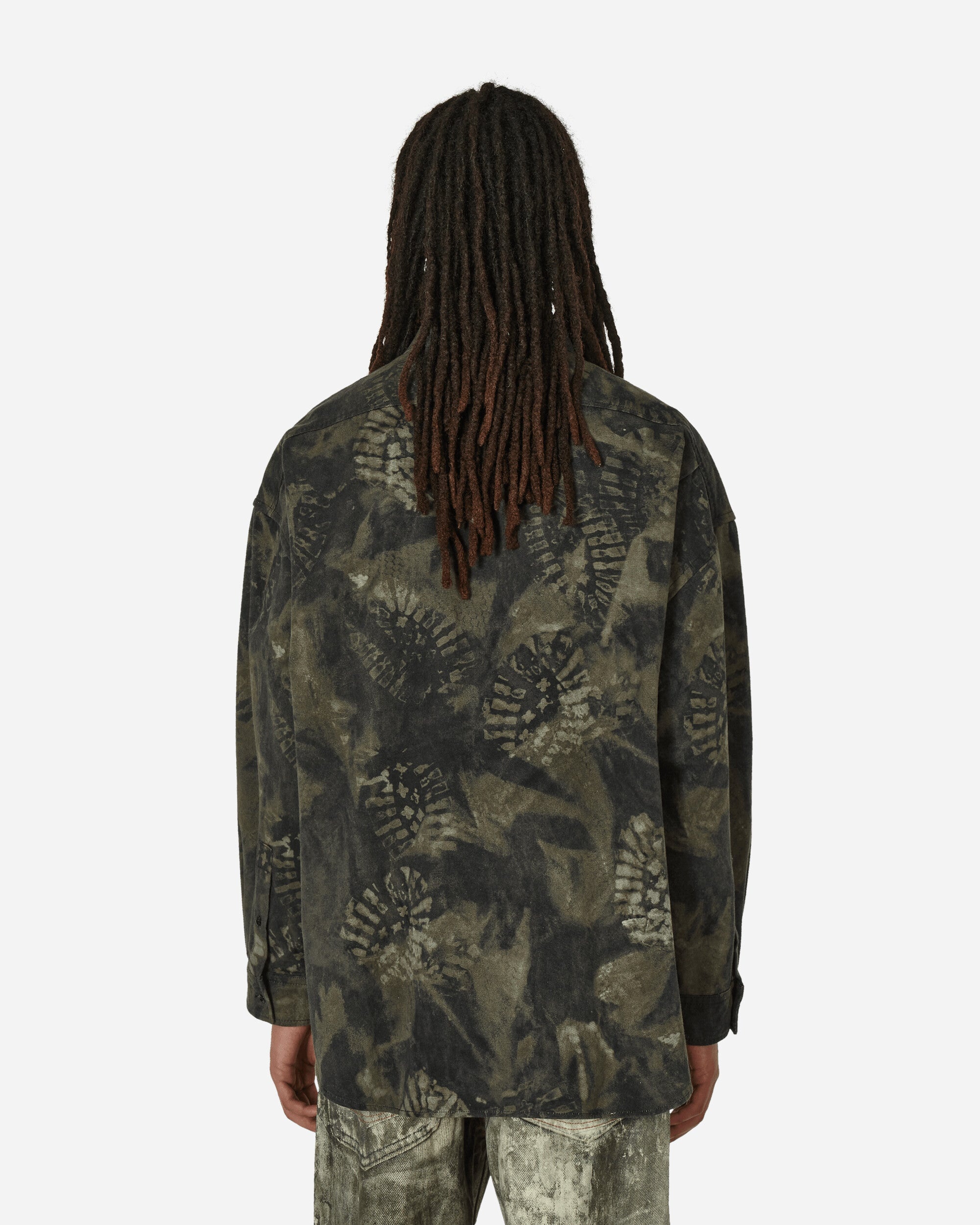 Relaxed Fit Overshirt Washed Black - 3