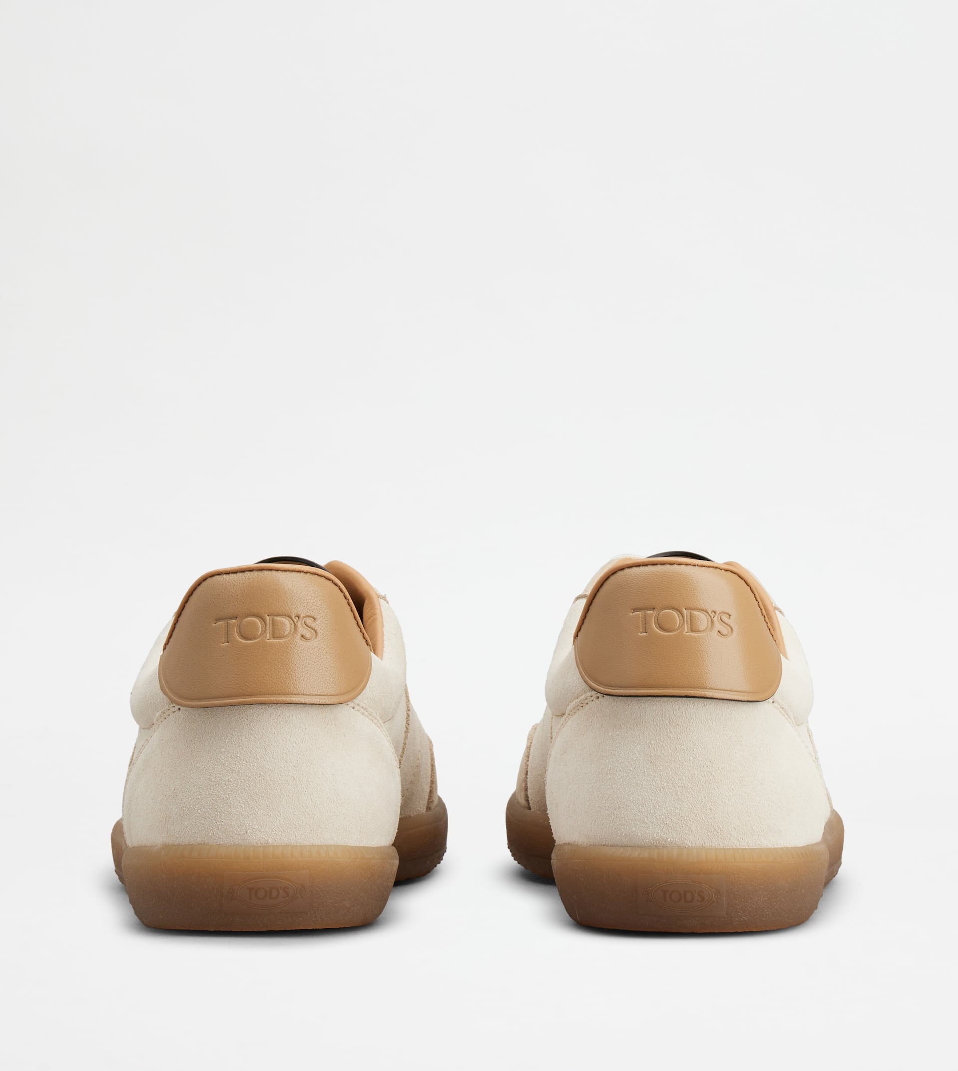 TOD'S TABS SNEAKERS IN NUBUCK - BEIGE, OFF WHITE - 2