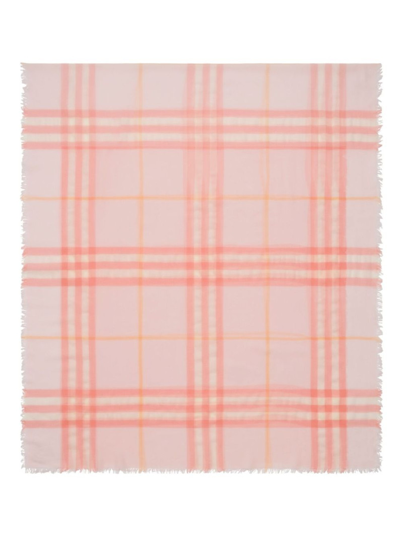 checked wool scarf 1