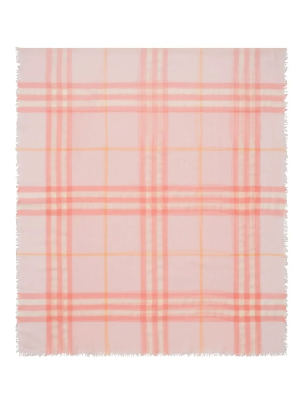 checked wool scarf - 1