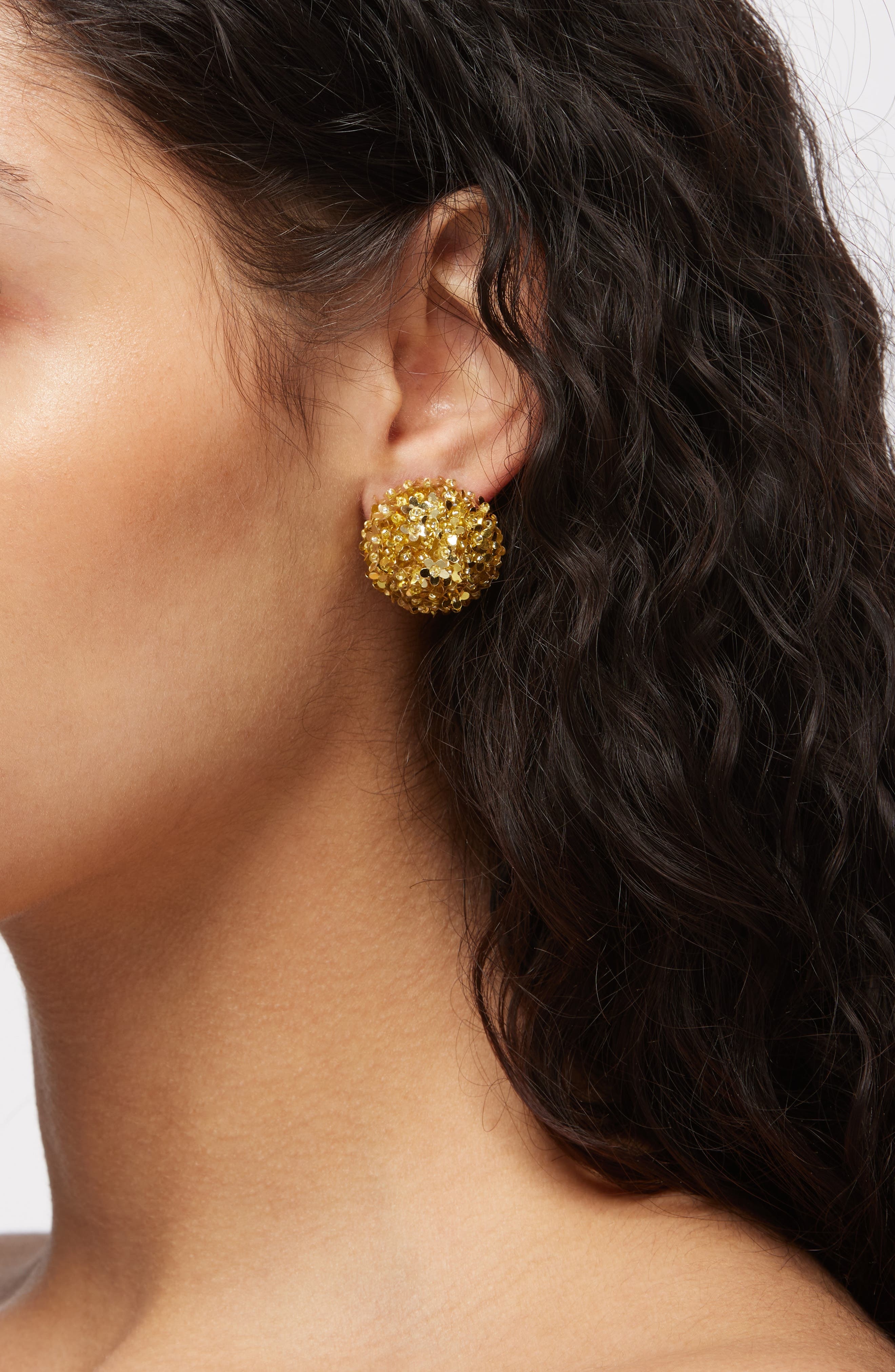 Oscar de la Renta Oscar de la Renta Small Pompom Clip-On Earrings