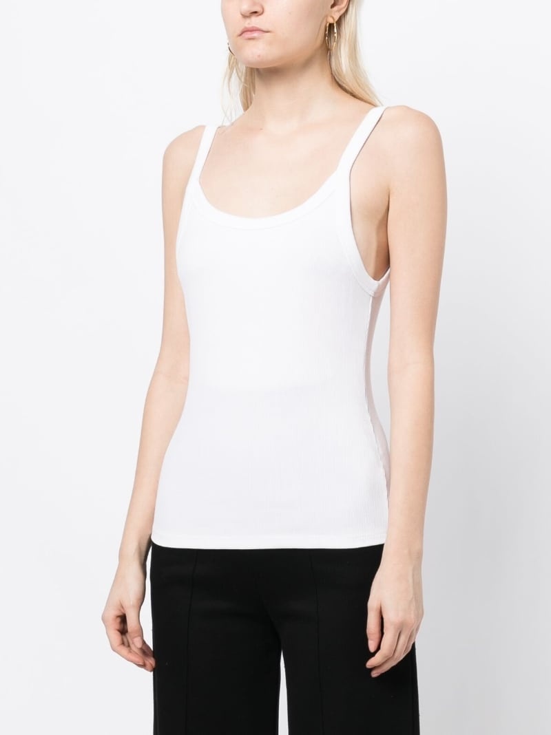 rib-knit tank top - 3