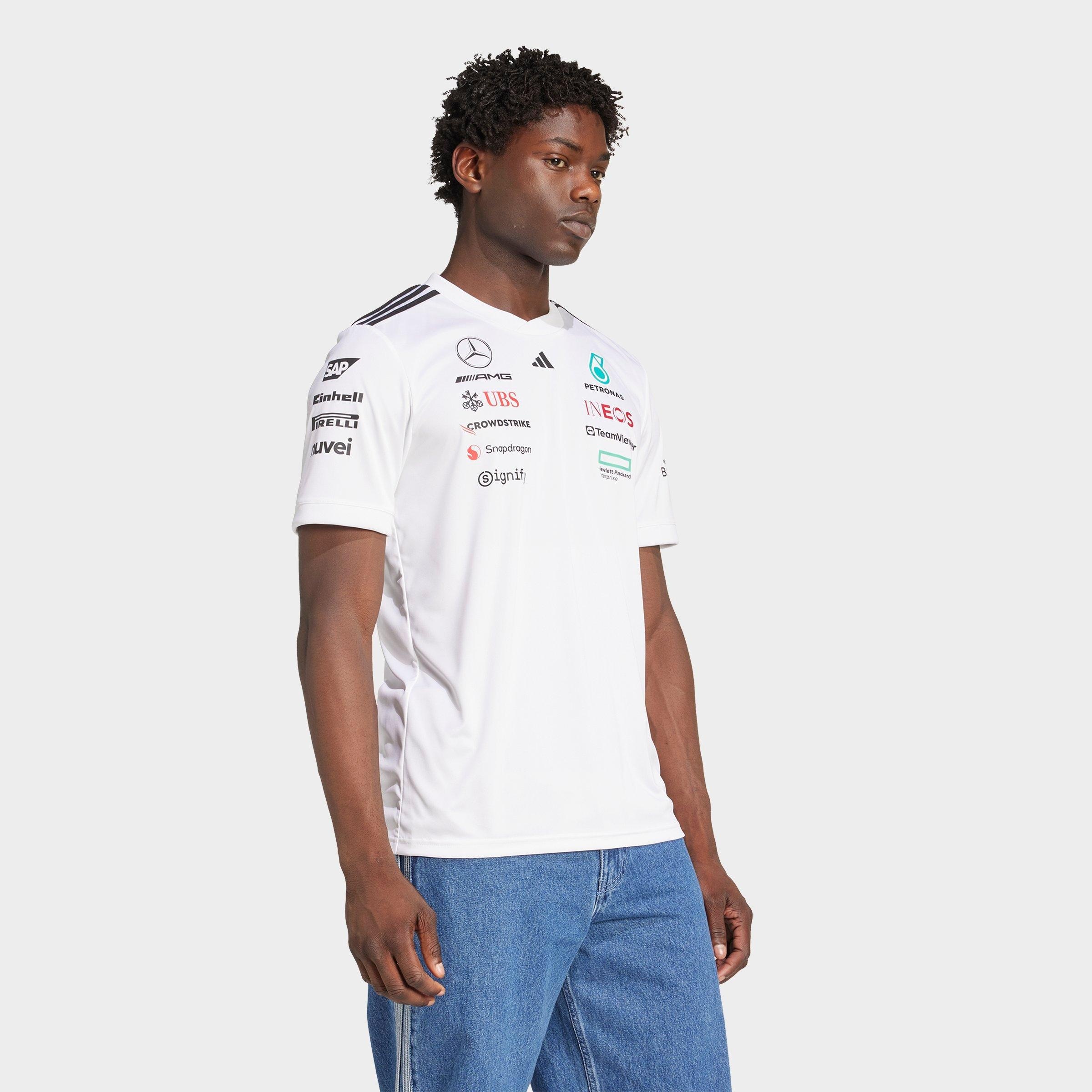 MEN'S ADIDAS X MERCEDES AMG PETRONAS FORMULA ONE TEAM DRIVER JERSEY - 3