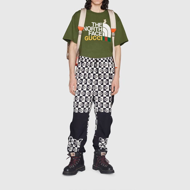 Gucci x THE NORTH FACE FW21 LogoT 'Dark Green' 616036-XJDRD-3450 - 2