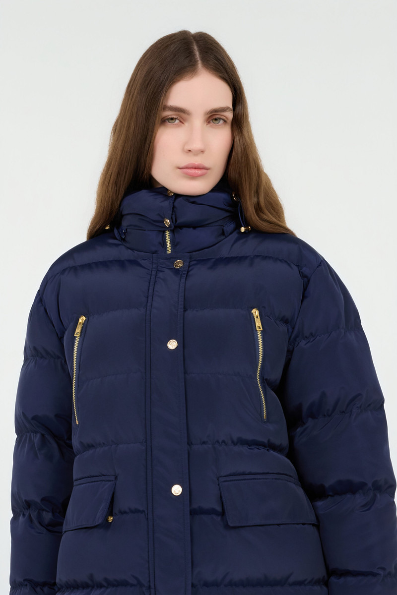 Marble Print Down Jacket 6
