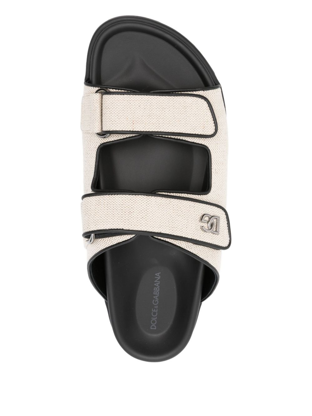 double-strap canvas slides - 4