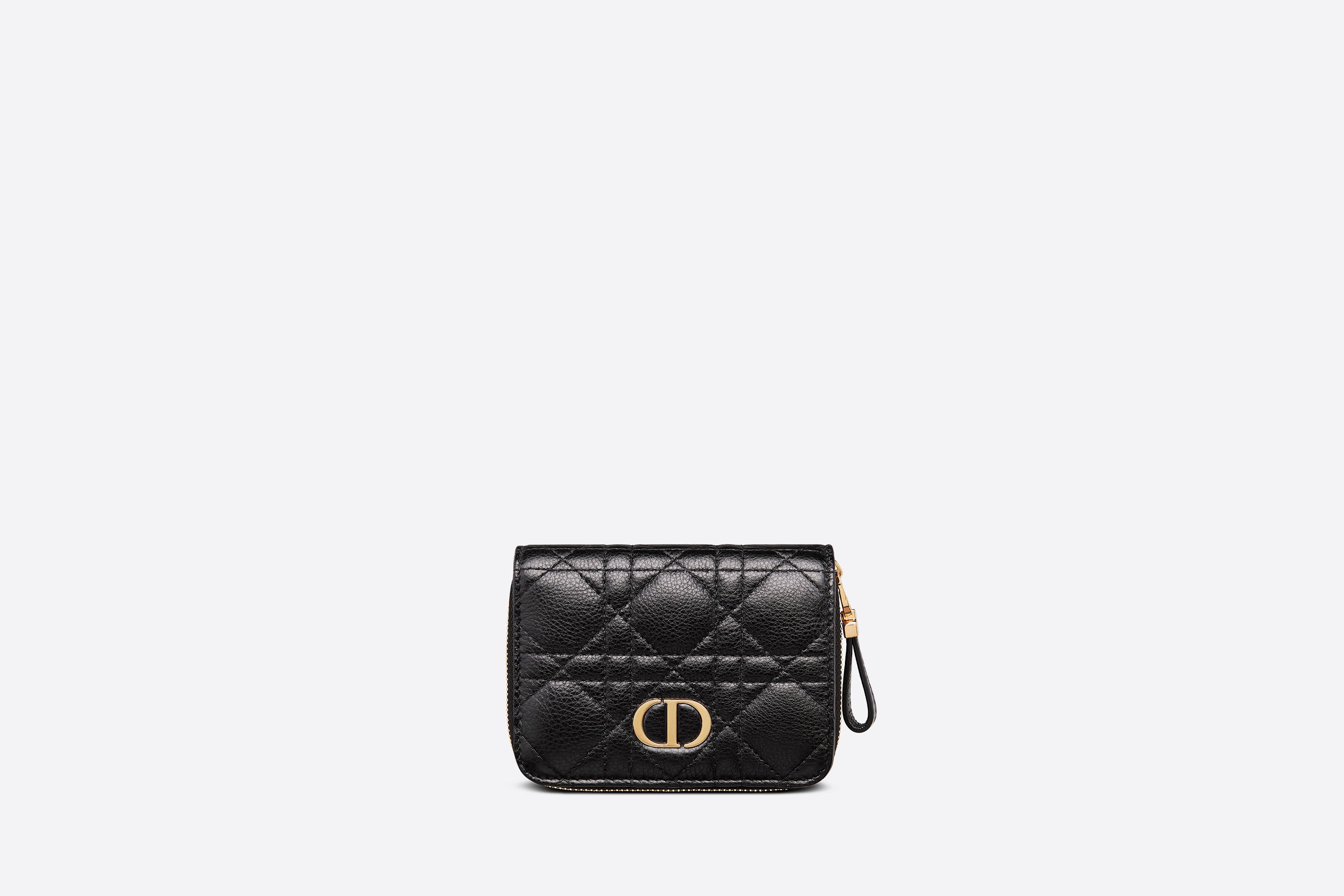 Dior Caro Compact Zipped Wallet - 1