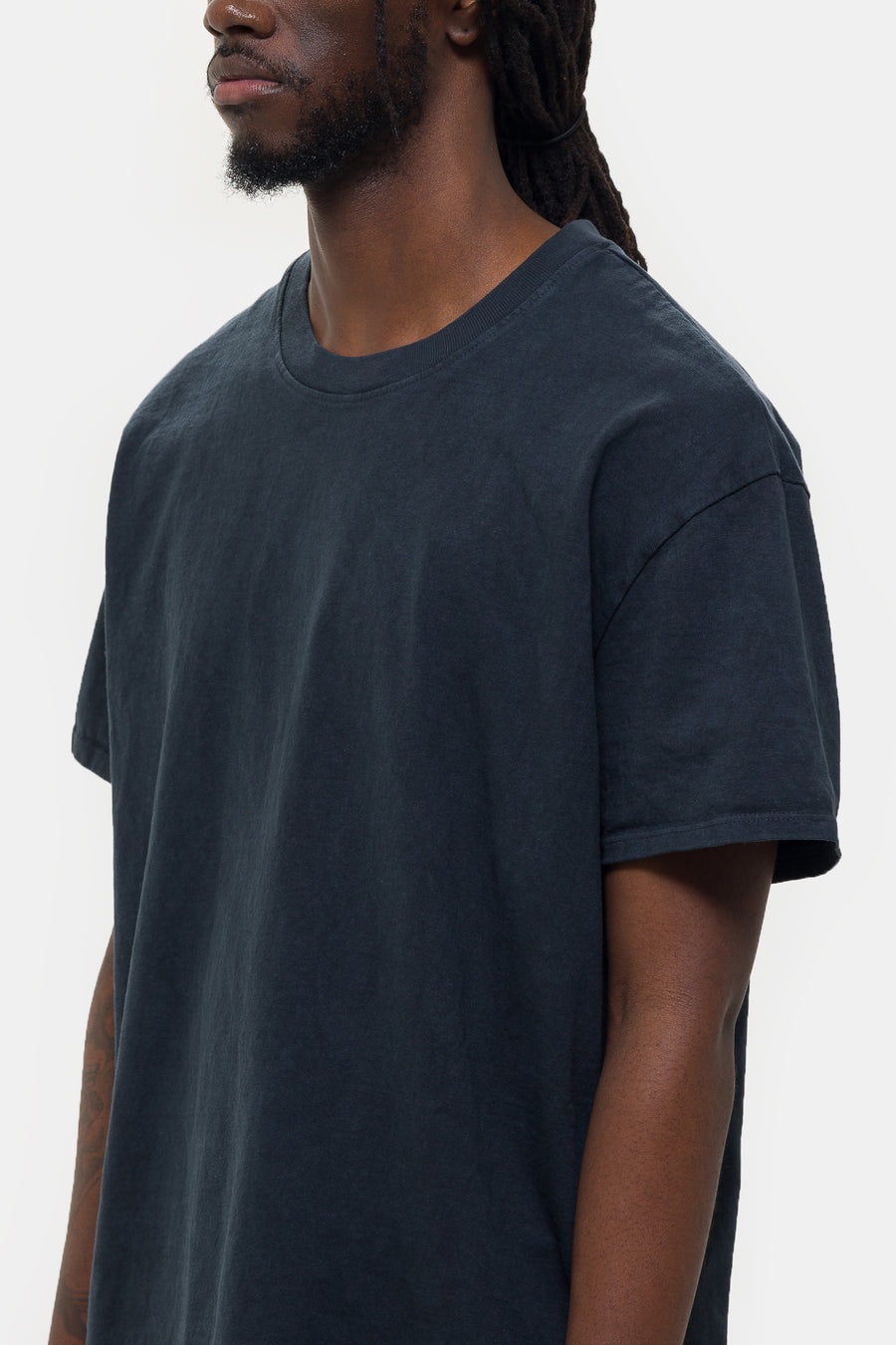 Oversized T-Shirt in Faded Black - 4