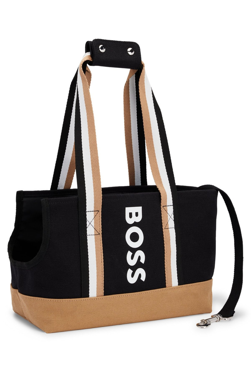 LOGO COTTON-CANVAS TOTE BAG FOR DOGS 1