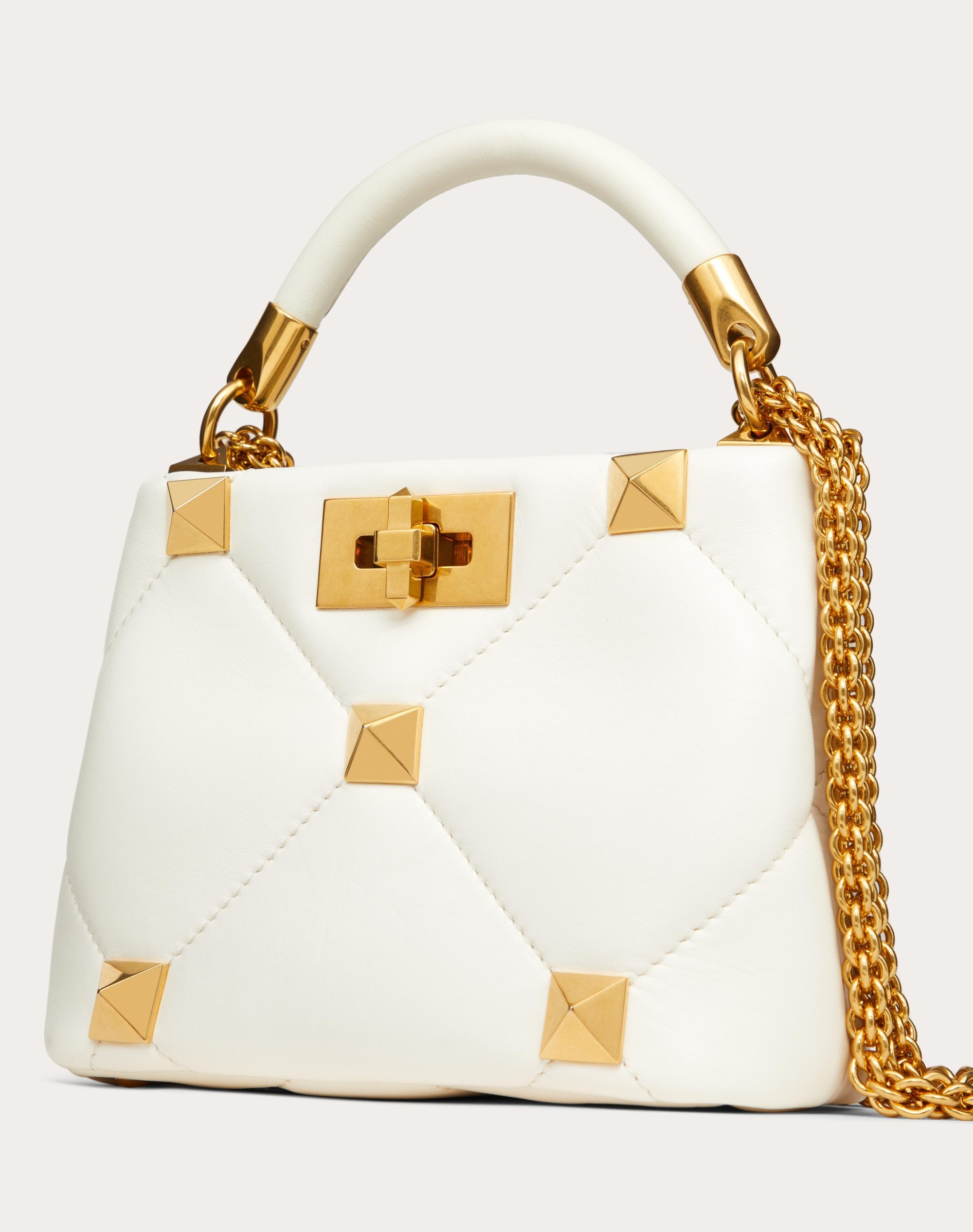 MINI ROMAN STUD THE HANDLE BAG IN NAPPA - 5