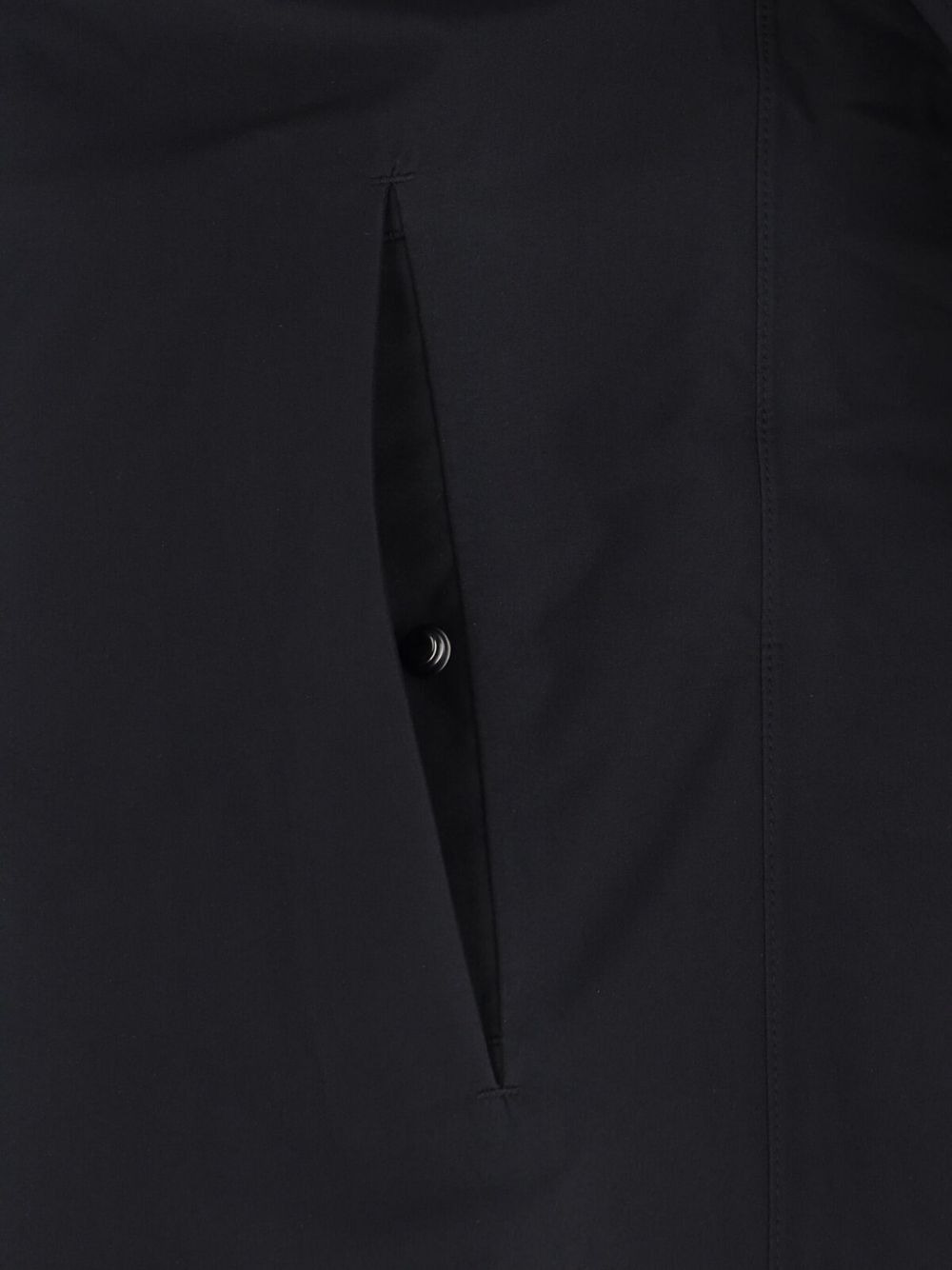 hooded zipped parka coats - 5