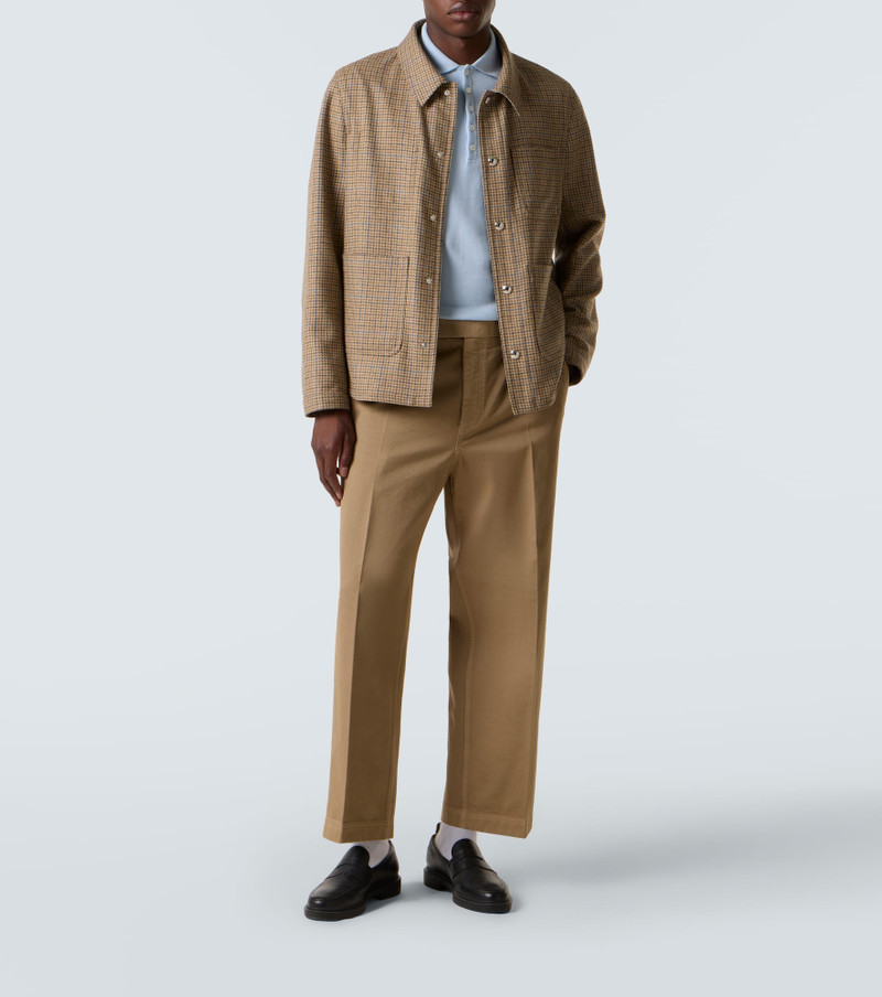 Thom Browne Cotton twill straight pants outlook