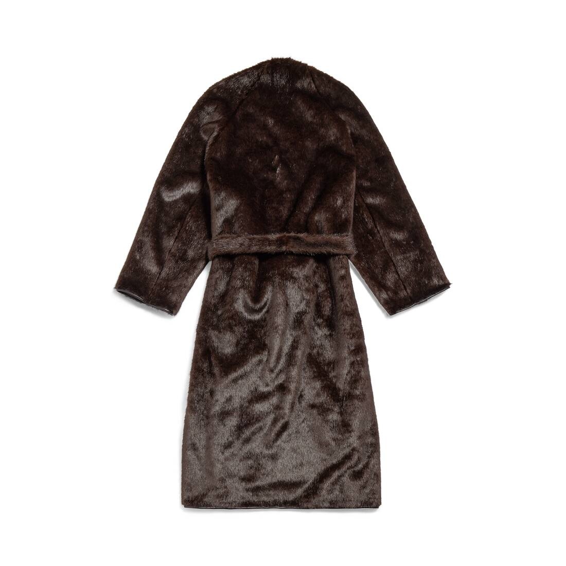 Women's Lining Coat in Brown - 6