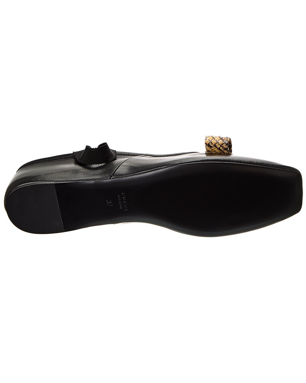 Gucci Double G Leather Ballet Flat - 4